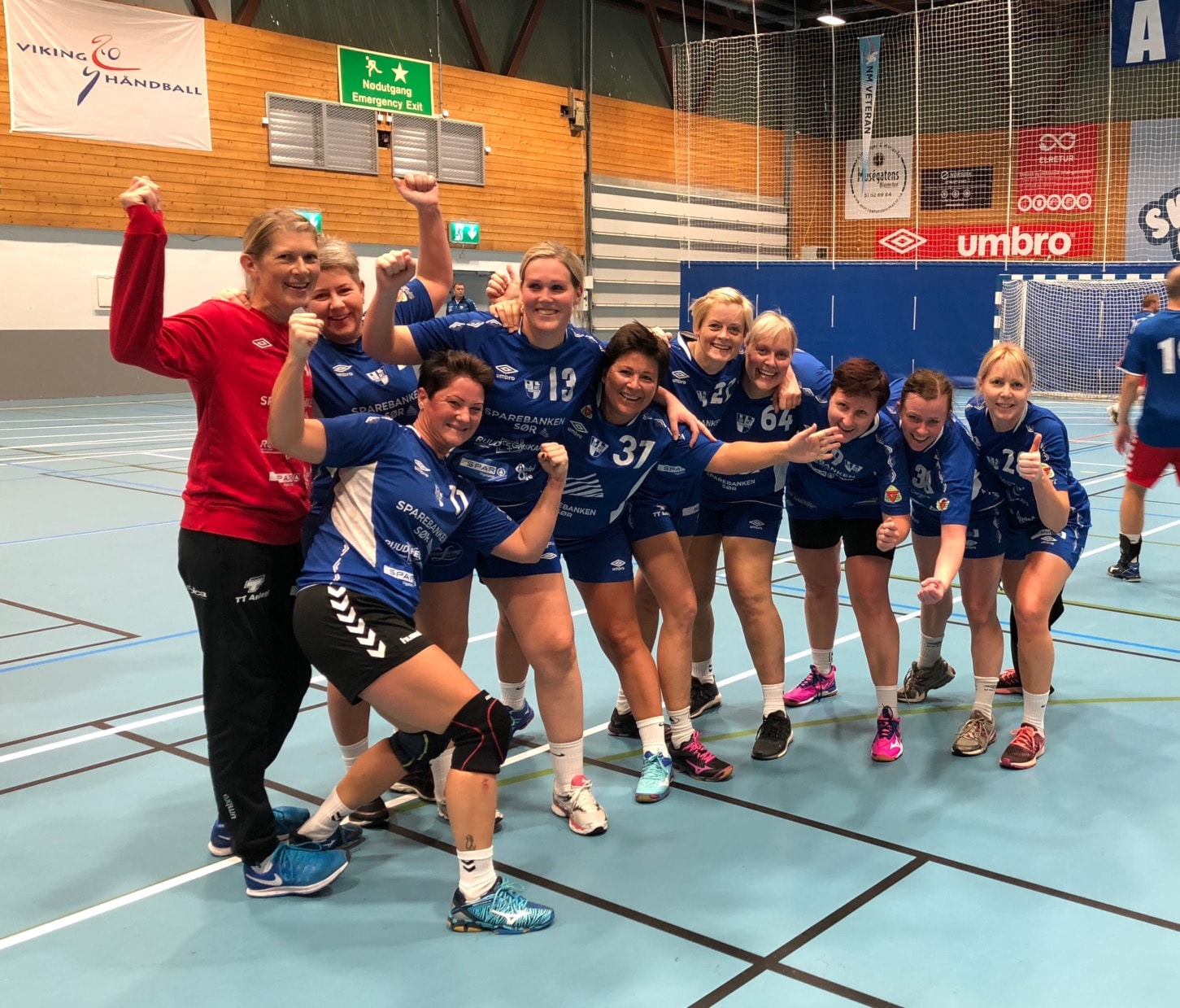 Giv Akt deltok i helga med lag i veteran-NM i håndball